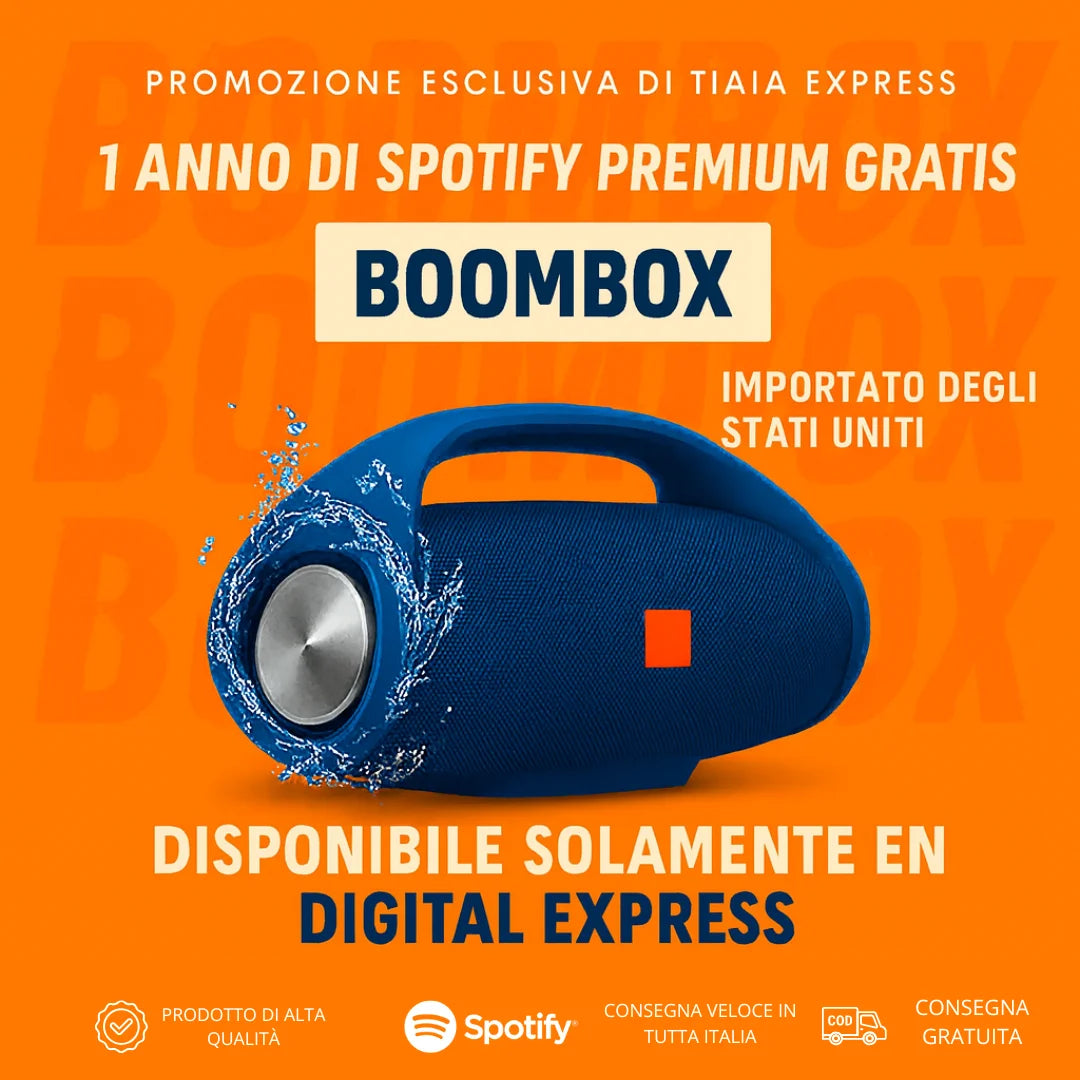 POTENZA E SUONO IMBATTIBILI! È ARRIVATO! +1 Anno di Abbonamento a Spotify Premium Gratis